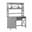 Bàn làm việc kèm giá sách Keywest Grey