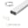 Thanh nhôm định hình gắn LED móc tủ áo hình elip 29mm 14mm