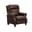 Ghế sofa đơn da bò chính Pollenzo màu nâu